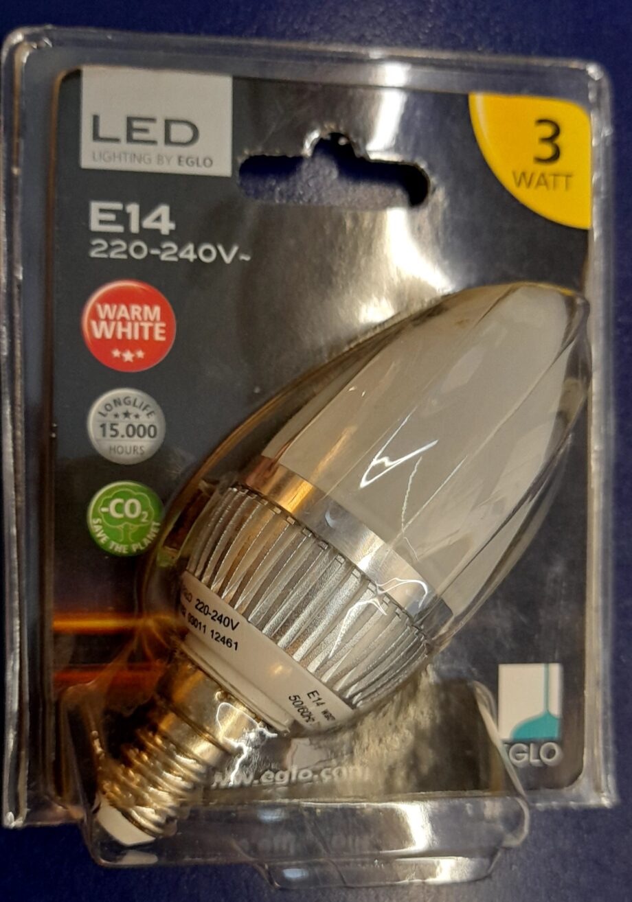 12461-EGLO-Austria LED E14 Candle Bulb 3w 3000K